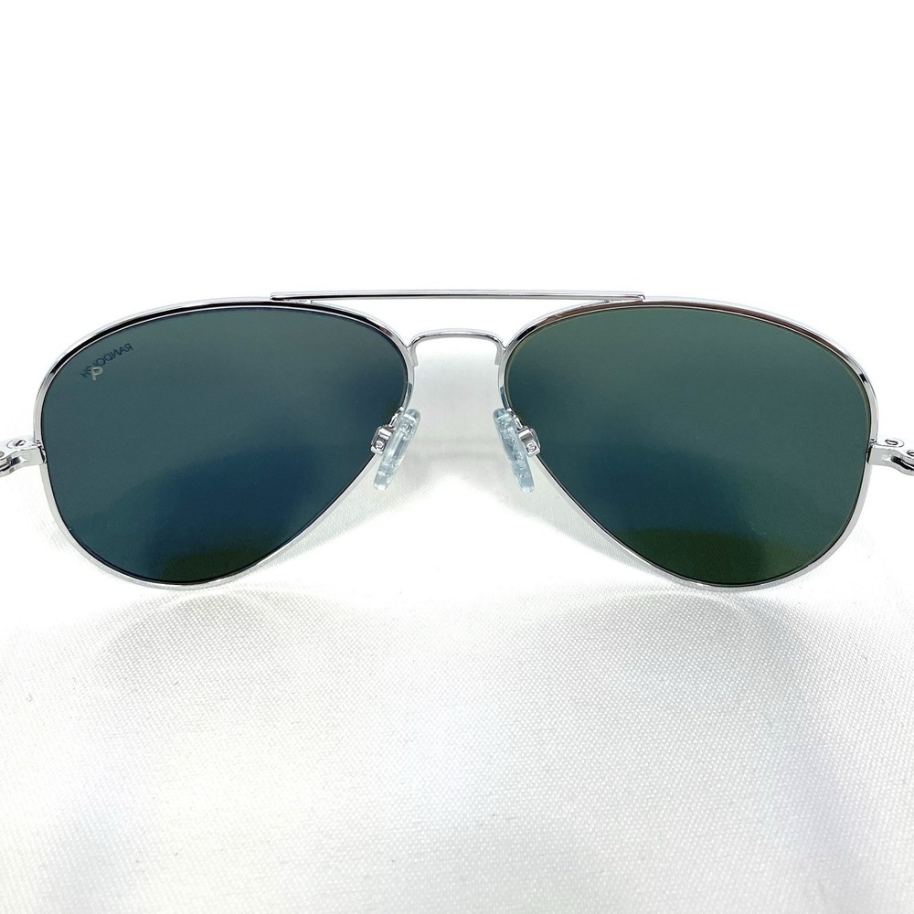 Randolph Engineering Concorde CR074 Sunglasses 57mm Chrome Polarized USA - Picture 10 of 14